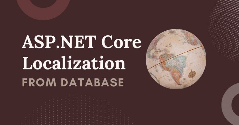 ASP.NET Core Localization from Database