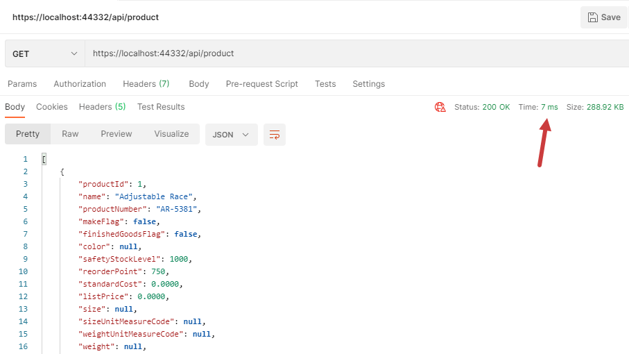 ASP.NET Core Web API with In-Memory Caching