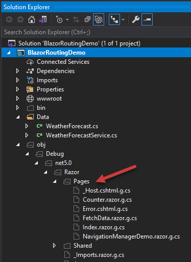 Blazor Componnts Compiled into Classes