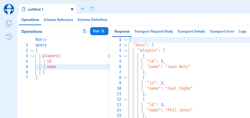 Browse Server Data using GraphQL Query