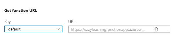 Get HTTP Trigger based Azure Function Url from Azure Portal