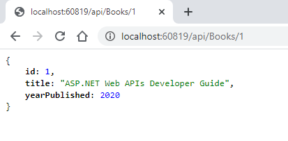 Get Single Entity using ASP.NET Core Web API