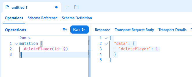 GraphQL Mutations - Delete Record from Database