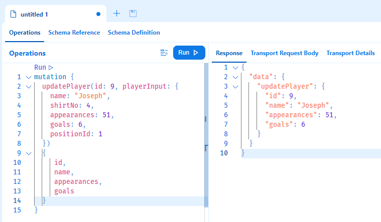 GraphQL Mutations - Update Record in Database