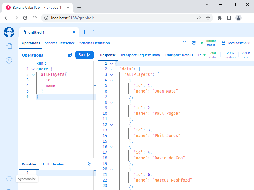 Running GraphQL Queries using Query Resolver