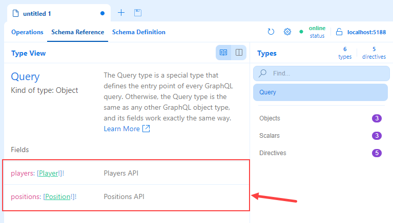 GraphQL Queries - Schema Definition with Custom Query Name and Description