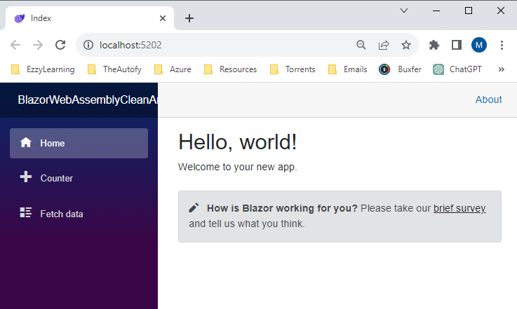 Running Blazor WebAssembly App in Browser